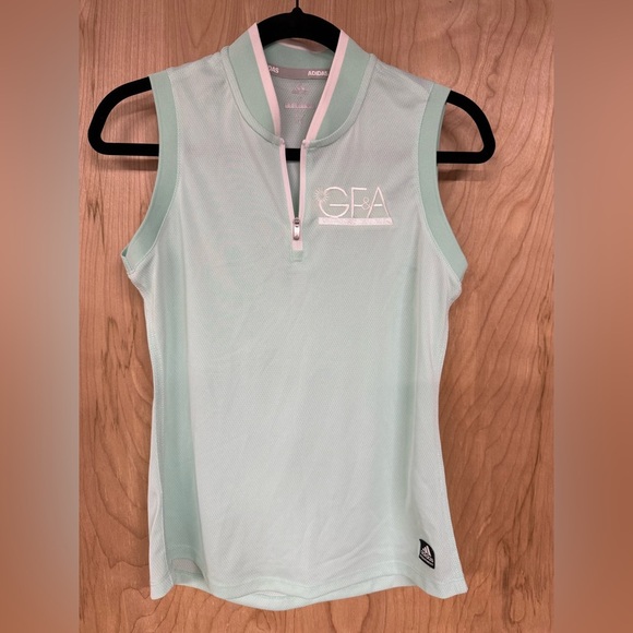 adidas Tops - ADIDAS Women's Equipment Sleeveless Golf Polo Shirt  Clear Mint SIZE: Small